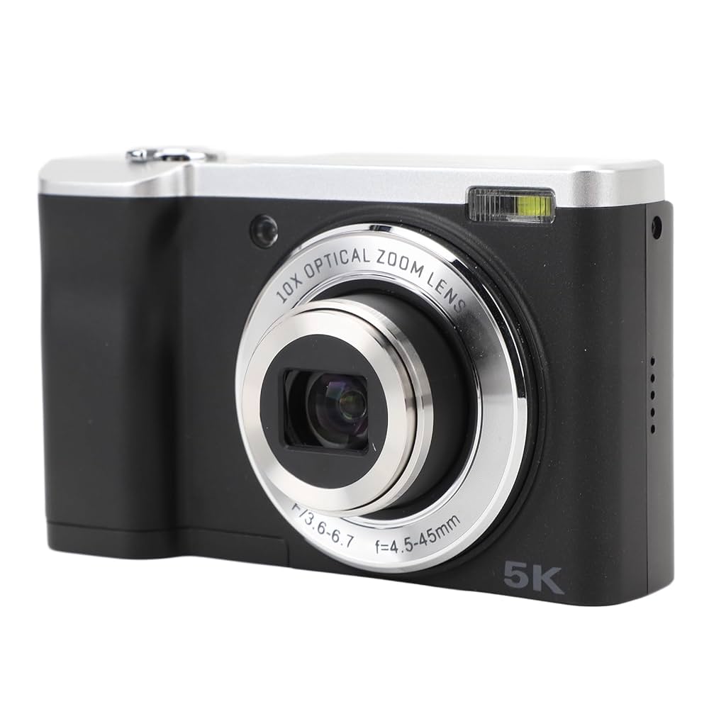 5Kデジタルカメラ Amazon | 5K デジタルカメラ、フロント 16MP リア 12MP 10 倍