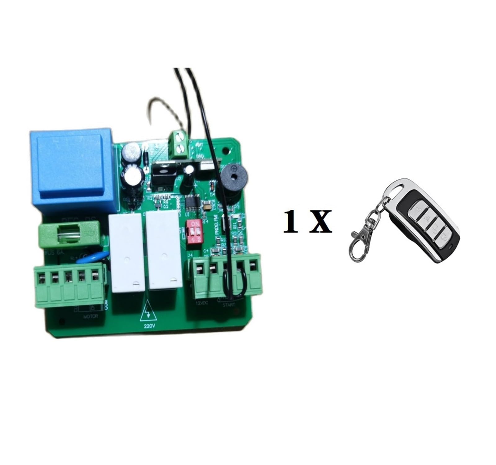 Commande de volet roulant 433 mhz à distance NC vitesse du moteur réglable Résidentiel, Commercial(PCB 1 remote)