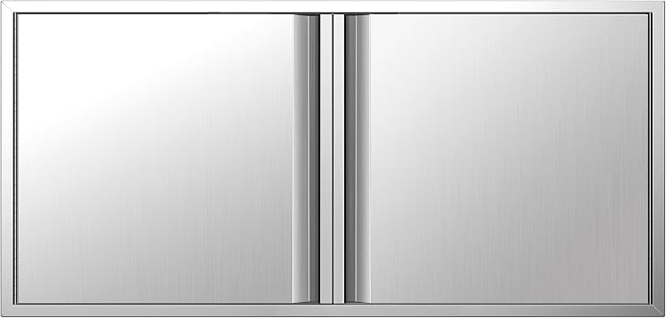 42 W x 21 H Outdoor Kitchen Doors Stainless Steel BBQ Access Door,Flush Mount Kitchen Door for Outdoor Kitchen and BBQ Island