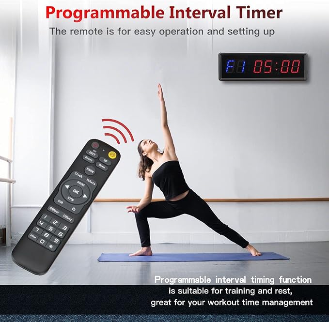 Cronómetro Digital para Entrenamiento con Temporizador LED 1.5" miniatura 4