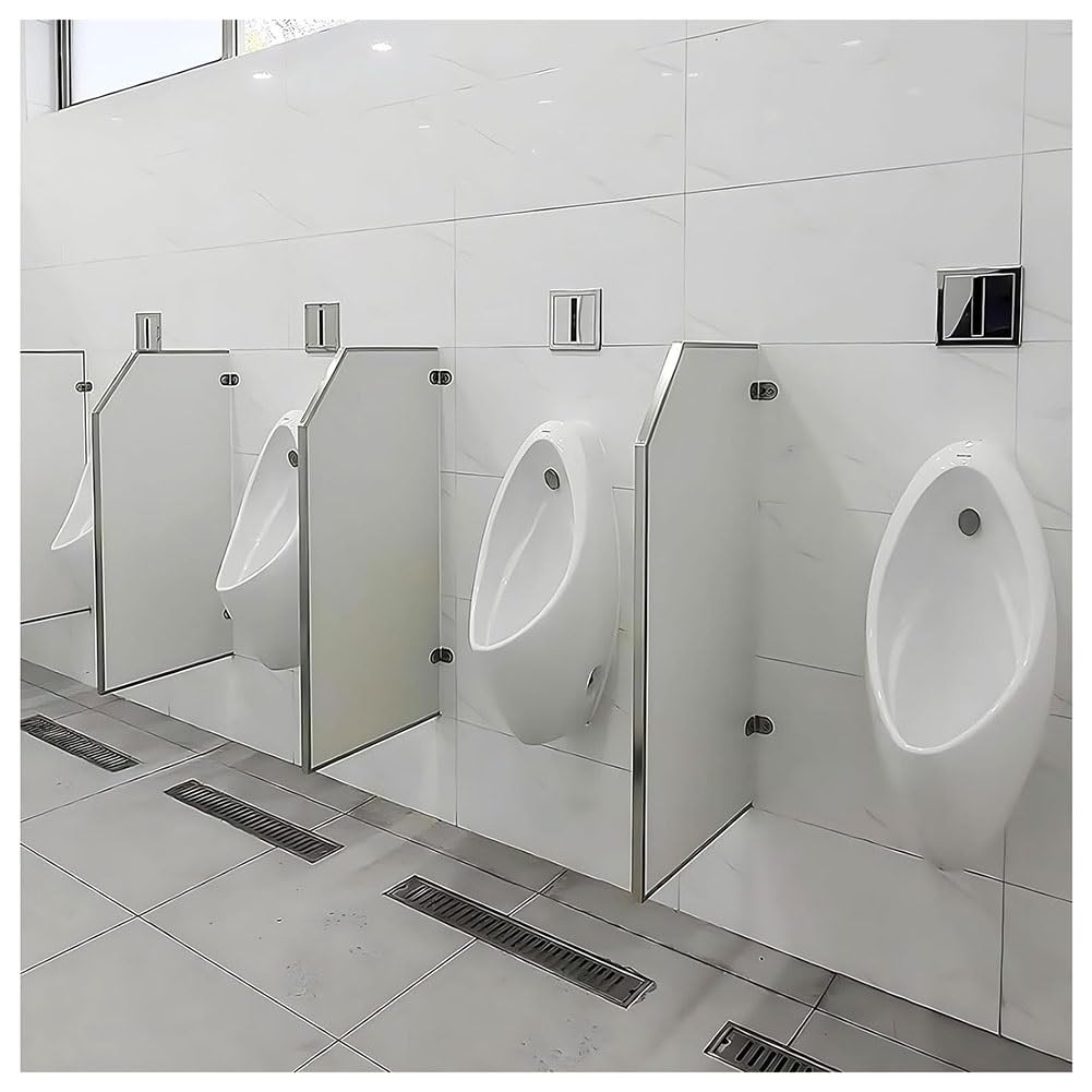 Separador de urinario de pared impermeable que facilita la higiene total