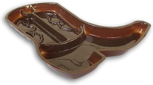 Miniatura 3 de Bandeja de golosinas para fiesta de botas vaqueras, 10 x 12 x 1 pulgadas, rojo, 10.5 pulgadas