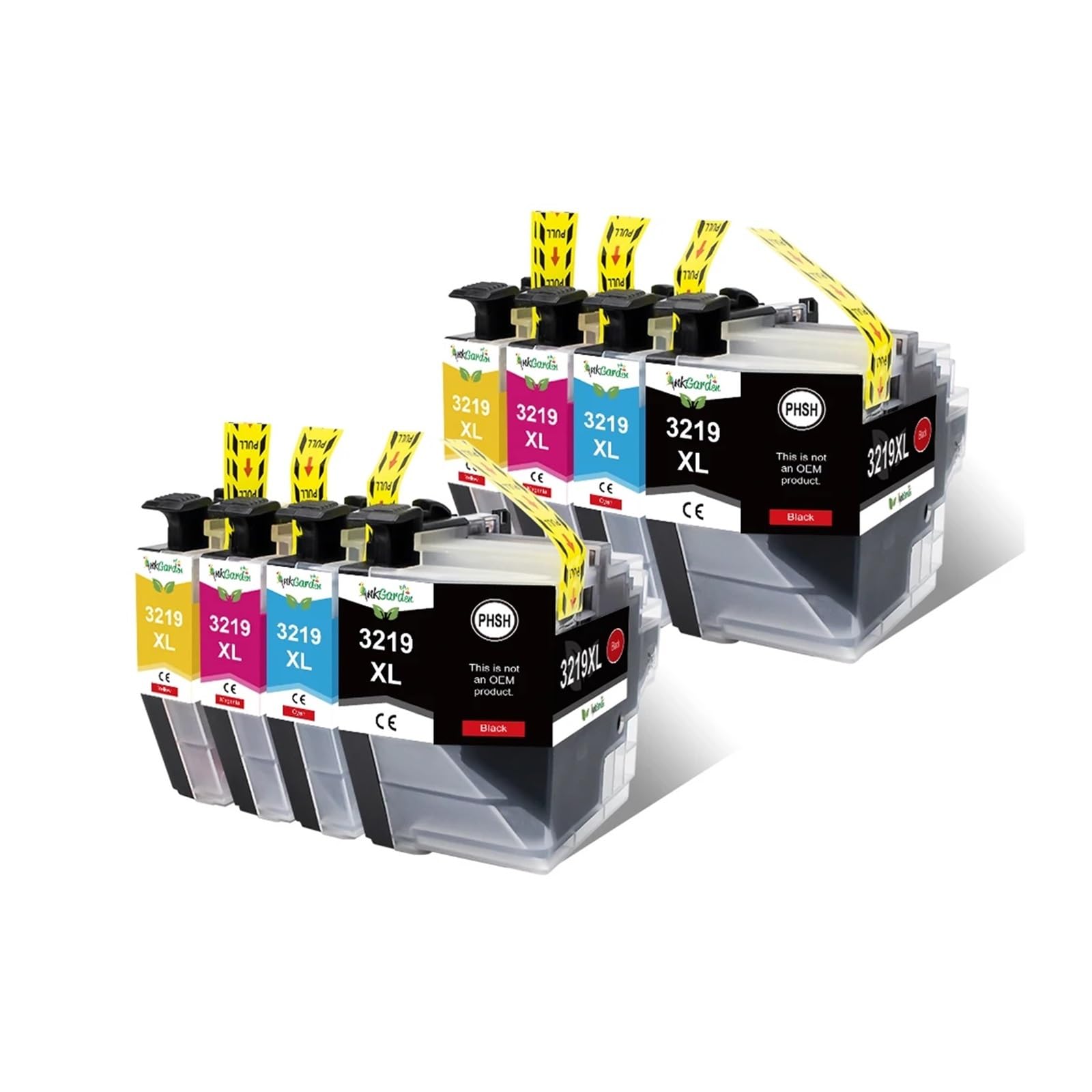 Cartouche d'encre 3219XL, Compatible avec Brother, LC3219 LC3217