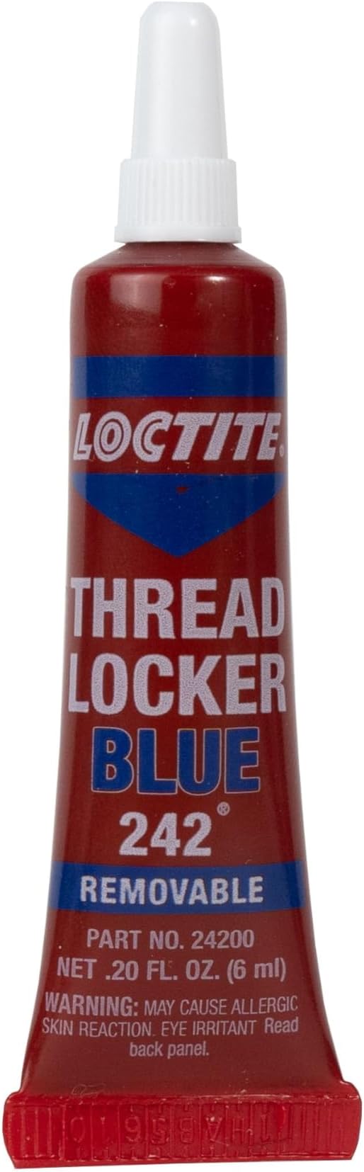 Loctite Heavy Duty Threadlocker, 0.2 oz, Blue 242, 12 Pack