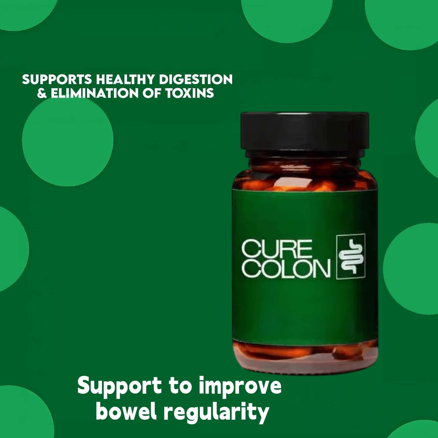 Cápsulas de limpieza de colon, apoyan la salud intestinal digestiva