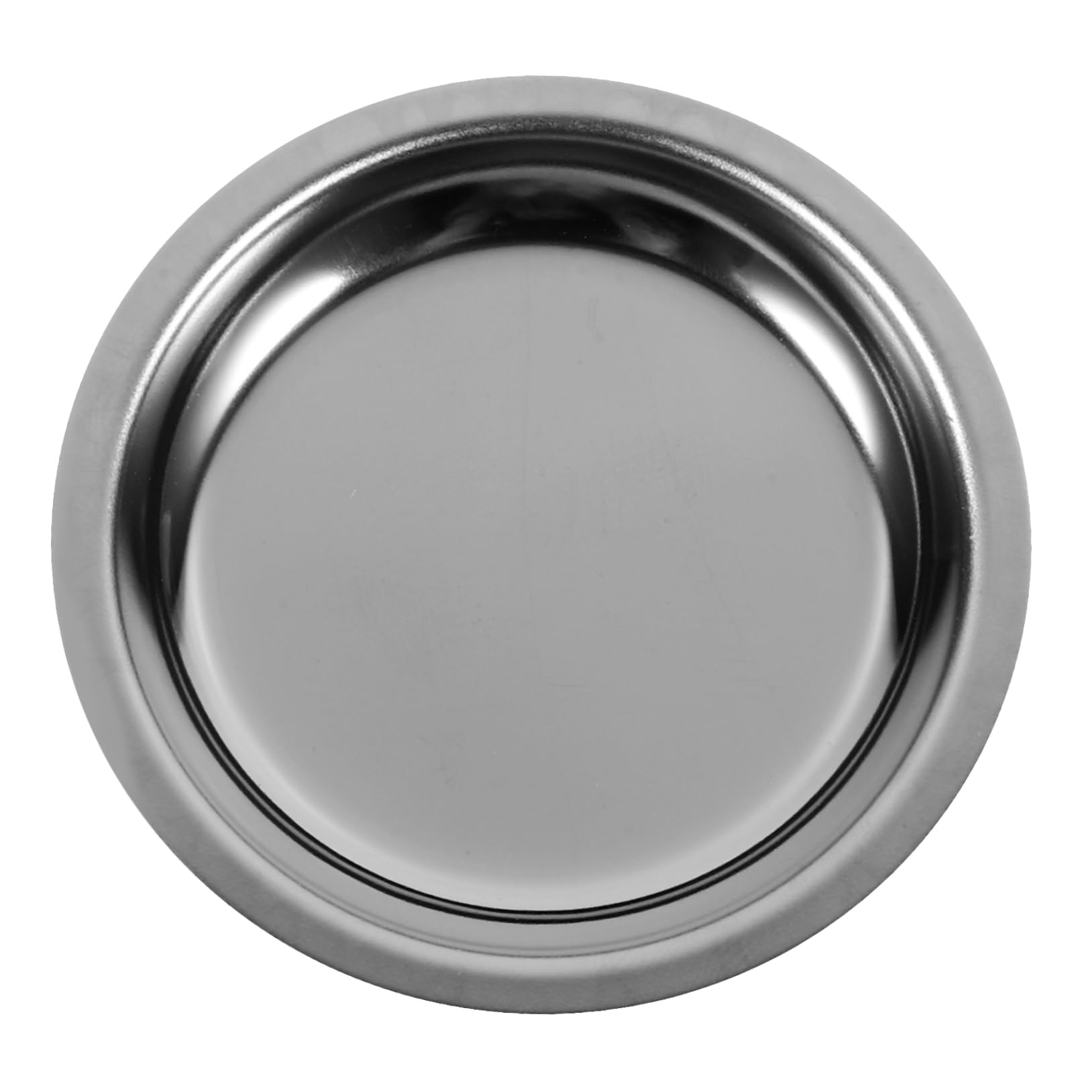 Mobestech Tea Bag Holder Stainless Steel Round Saucer for Tea Bags Elegant for Table for Home Tearoom and Restaurants