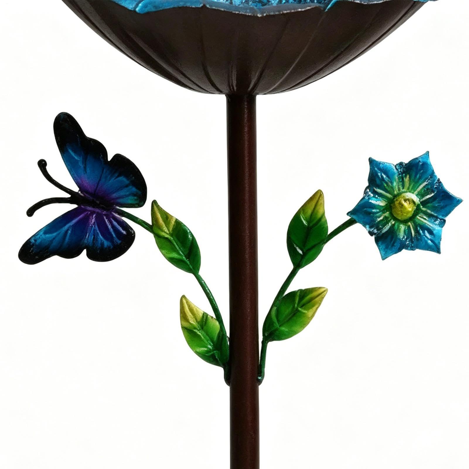 Bain d'oiseaux avec Piquet Et Bol d'eau Amovible