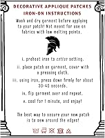 Vista 7 de Antelope Patch Embroidered Iron-on/Sew-on Decorative Embroidery Applique Clothing Vest Jacket Premium Stitching Nature Wild Animals Africa African