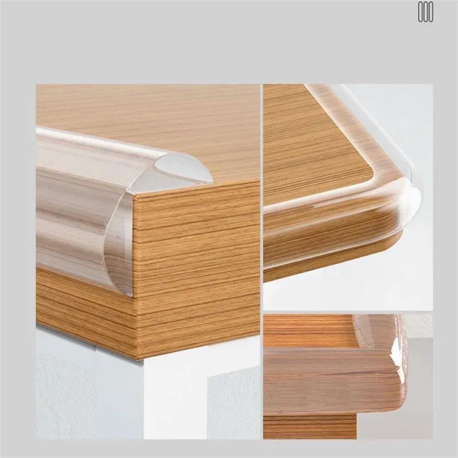 Protections d'angles de Table pour la sécurité des Enfants : Bandes de Protection Transparentes en PVC avec Ruban adhésif Double Face, Anti-Chocs, pour Meubles d'enfants