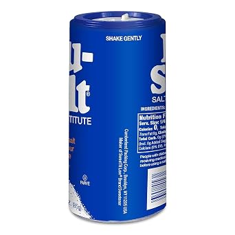 Nu-Salt Sodium-Free Salt Substitute, 3oz Shaker Bottle (Pack of 1) | Potassium Chloride Table Salt Alternative, Vegan, Good for Chips, Pretzels, French Fries, and Popcorn Seasoning