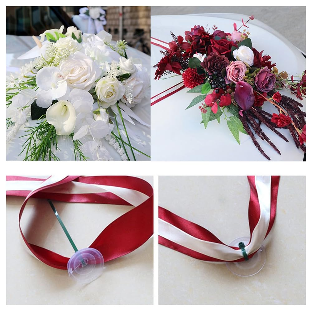Autoschmuck Hochzeit Auto Schmuck Braut Paar Rose Deko Dekoration Hochzeit Car Auto Wedding Deko Hochzeitsauto Dekorationsset Hochzeitsdeko Auto Blumenschmuck Hochzeitsschmuck Champagner Blau