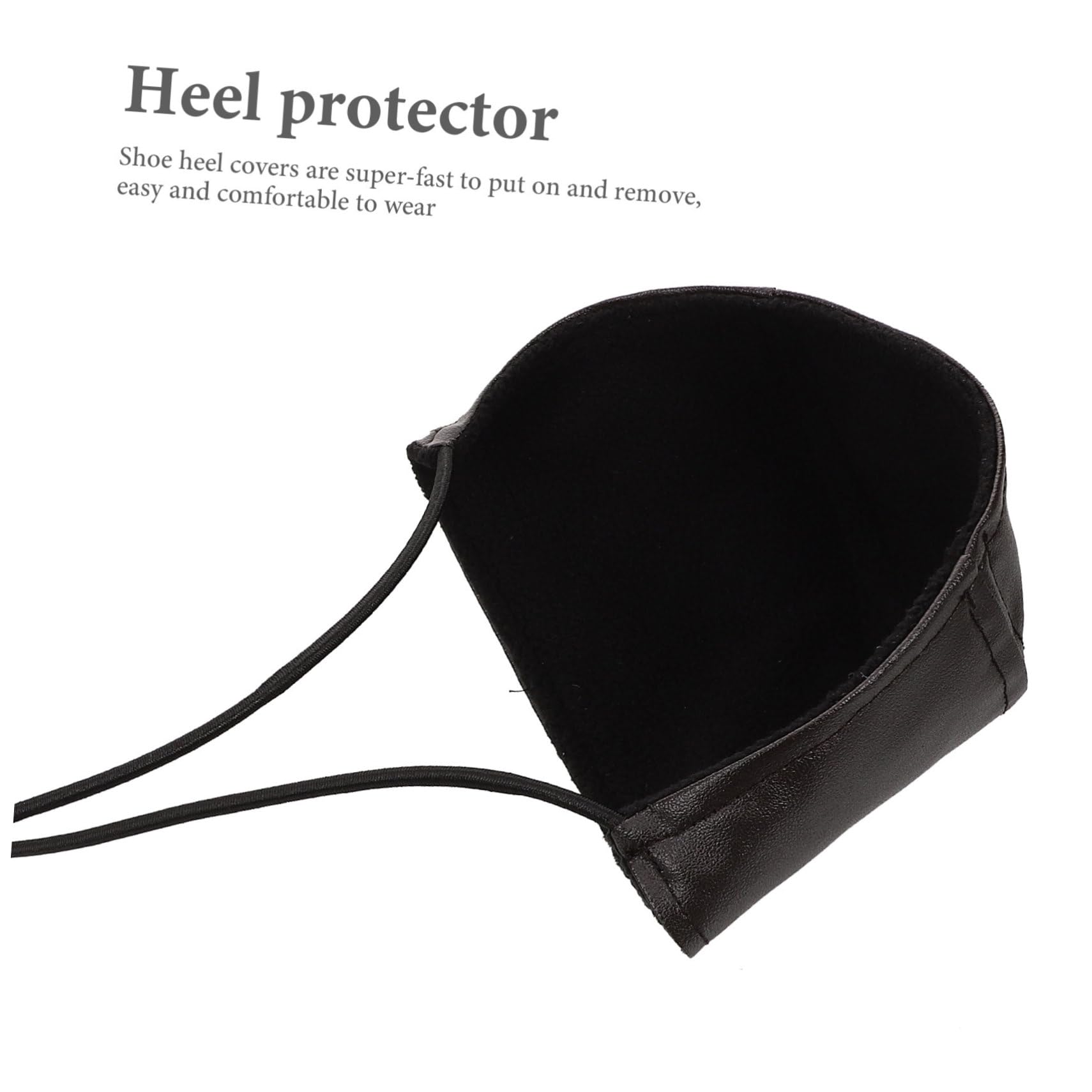Healvian 8pezzi Copriscarpe Antiscivolo Pu Per Protezione Tallone Fodera Morbida e Resistente Per Scarpe Con Per Guida e Uso Quotidiano