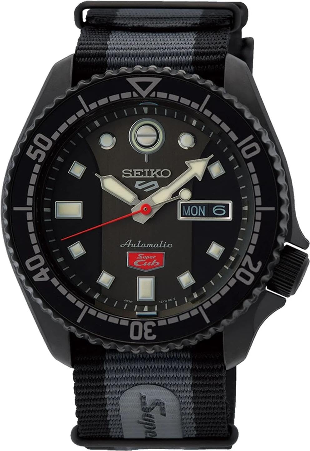 Seiko 5 Sports męski zegarek automatyczny Honda Super Cub Limited Edition SRPJ75K1