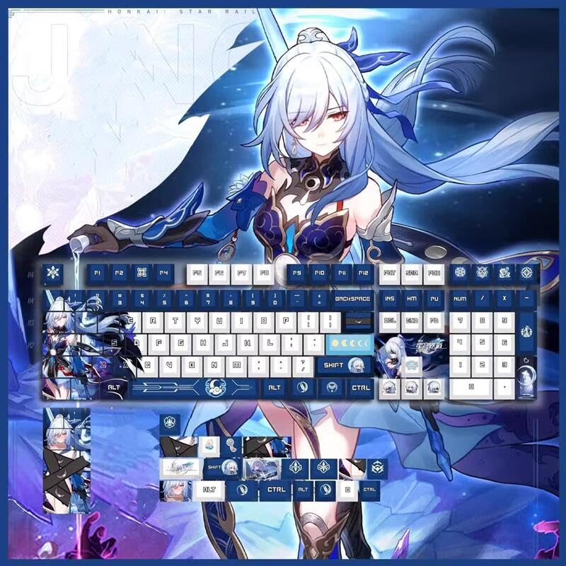 Amazon.co.jp: 崩壊スターレイル PBT メカニカルキーキャップ エリシア