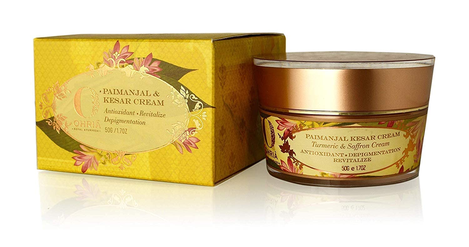 Ohria Ayurveda Paimanjal Kesar Cream 50g | Turmeric, Saffron & Sandalwood | Revitalizing & Nourishing Moisturizer | Bright... - Review, Price and Buying Guide