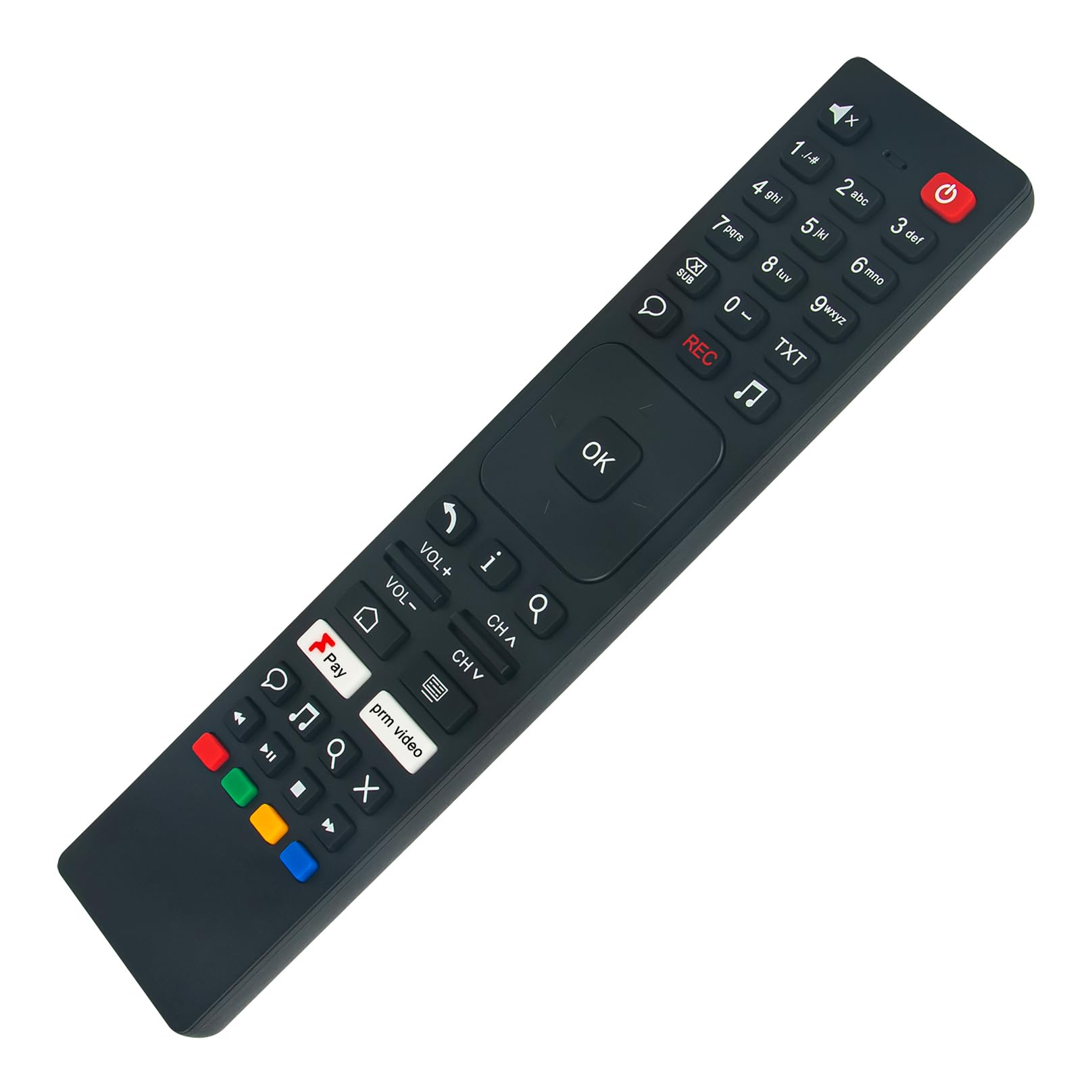 VINABTYN7950 Replacement Remote Control --fit for NetGem Freeview 4K TV Streaming Smart Set Top Box HD remote control