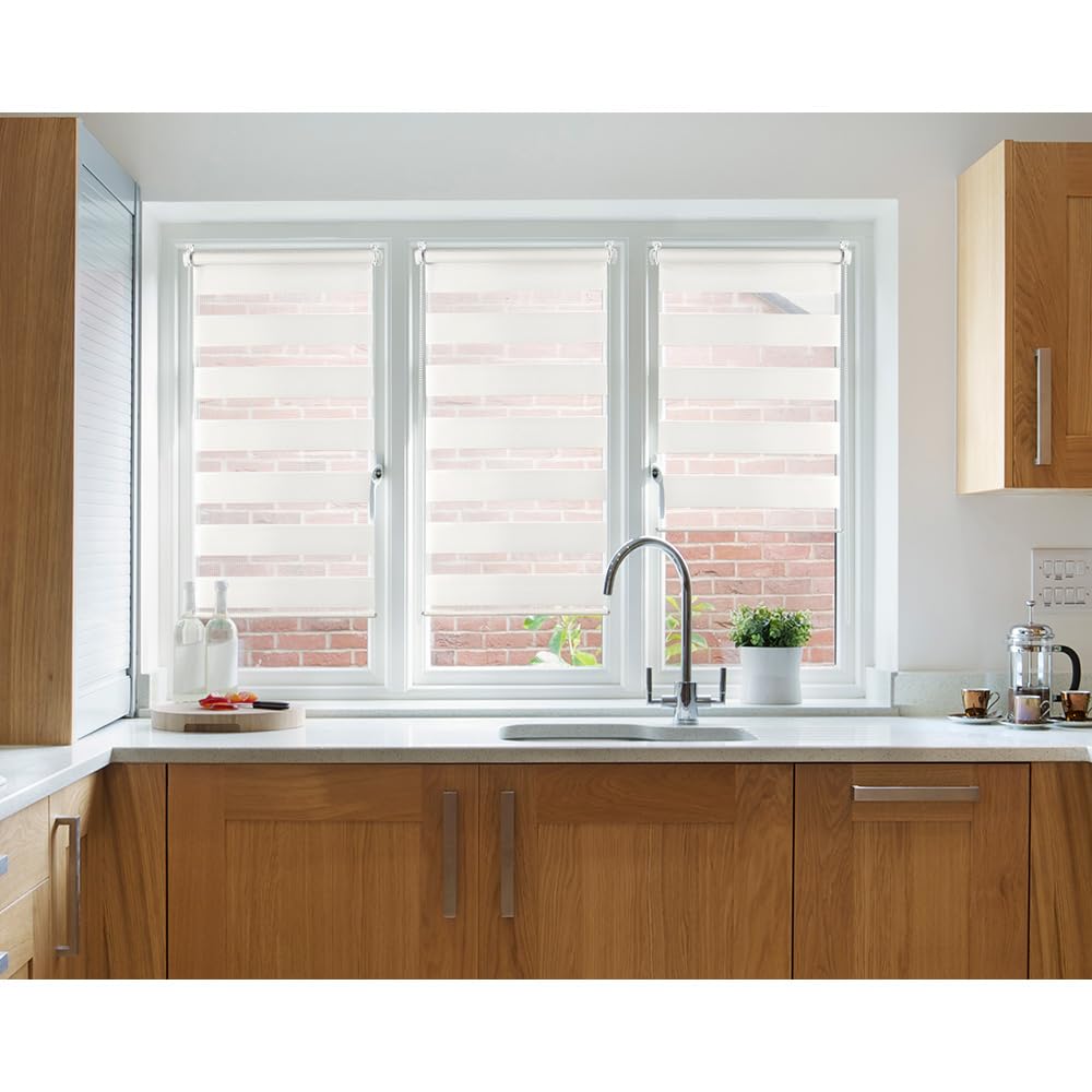 ESTOR ENROLLABLE CLIP&FIX NOCHE&DIA BLANCO 75x180cm
