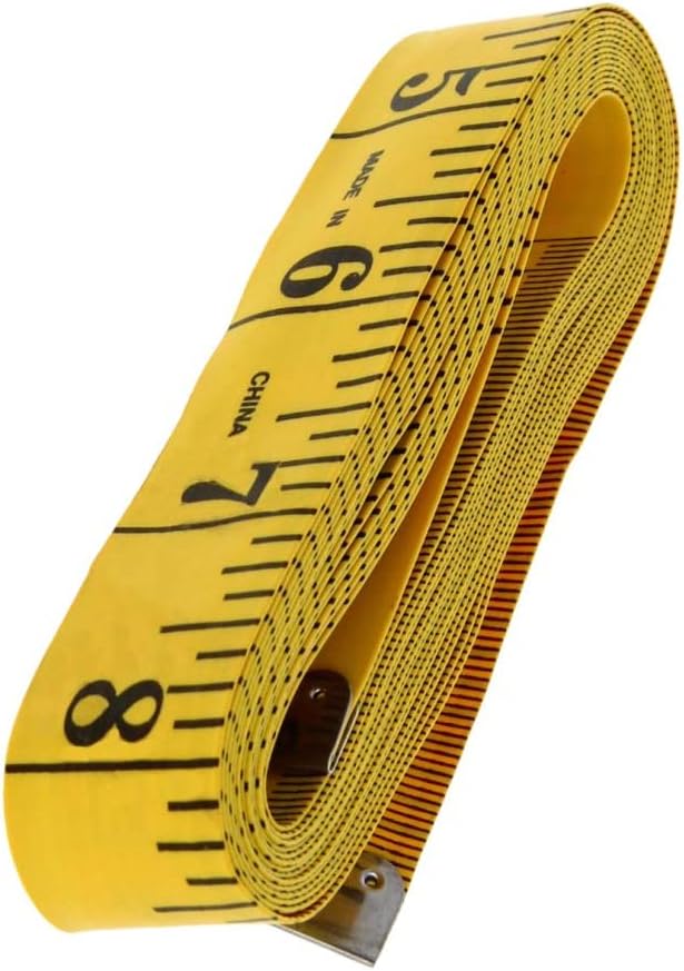 Utoolmart 300cm / 118-inch Soft Tape Measure, Double Scale, Fiberglass Tape, Body Sewing Flexible Ruler for Tailor Sewing,Medical,Craft, Measuring Tool 1 Pcs