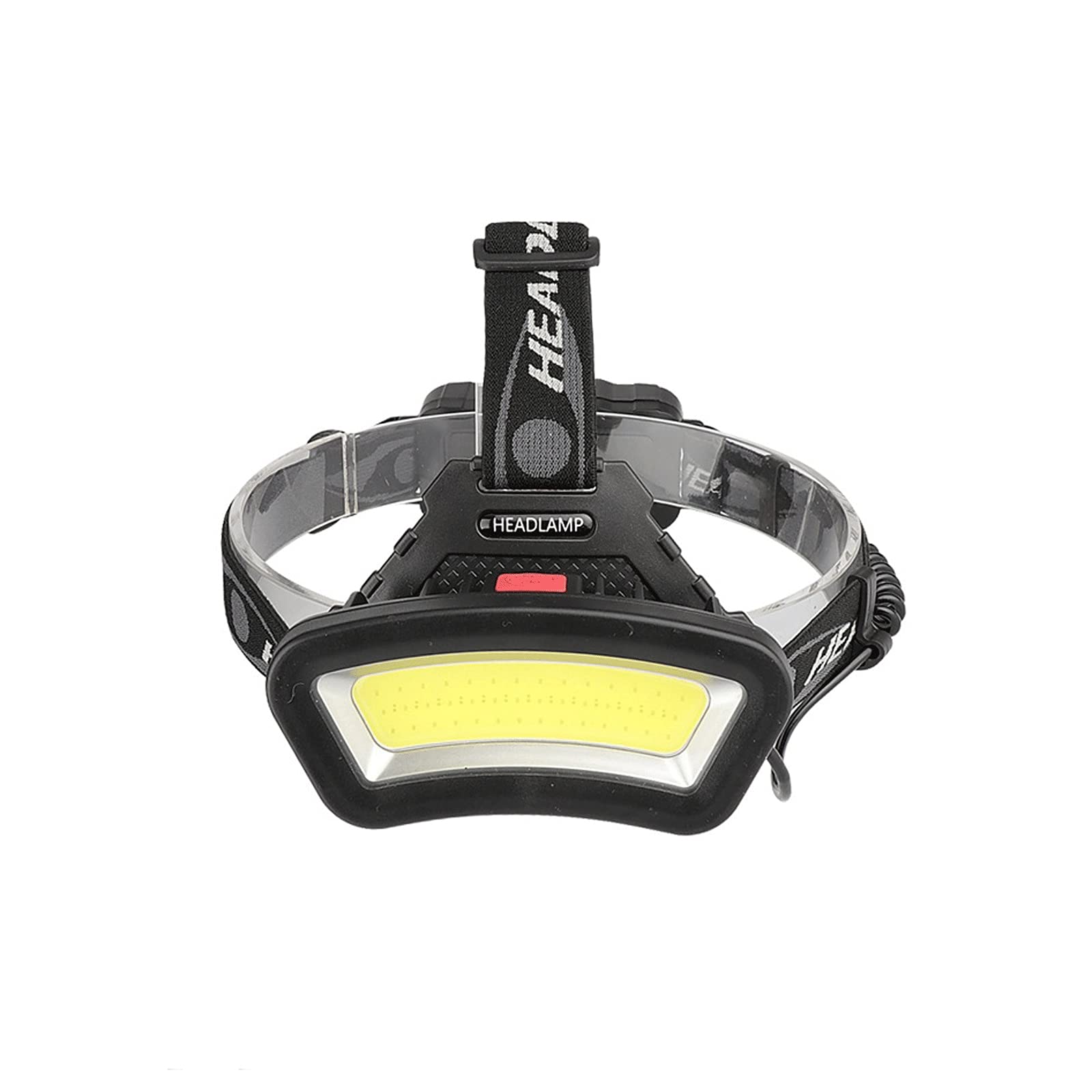 JINGYAN Reflektory Lampa głowy USB. Akumulator Headlamp Użyj Battery Heatlight LED LED Headlamp Head Light Wodoodporne światło połowowe