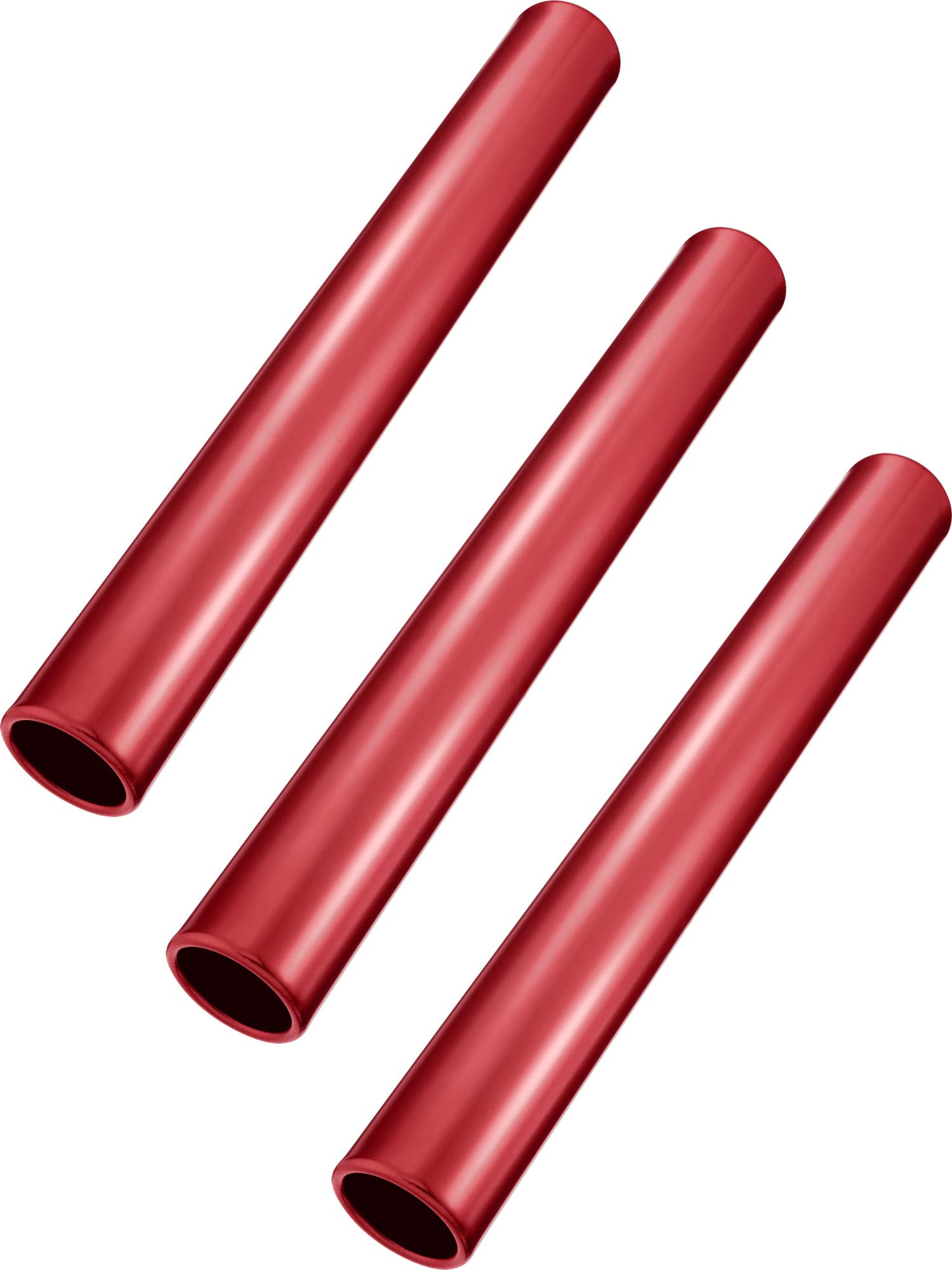 Zhehao 3 Pcs Aluminum Track Field Relay Baton Race Batons Equipments Running Track Relay Batons Suitable for Sports Outdoor Practice Athlete Students