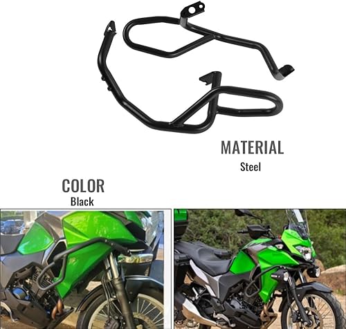 Miniatura 2 de Ogniwo Para Kawasaki para Versys X300 2017-2020 2021 2022 2023 Barras de choque de acero para motocicleta, protectores de motor, protector de marco