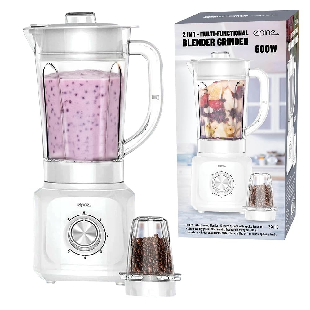  effects 　TSV+BB 2in1 + blender 2 In 1 Multi Functional Blender with Grinder - 600W Smoothie