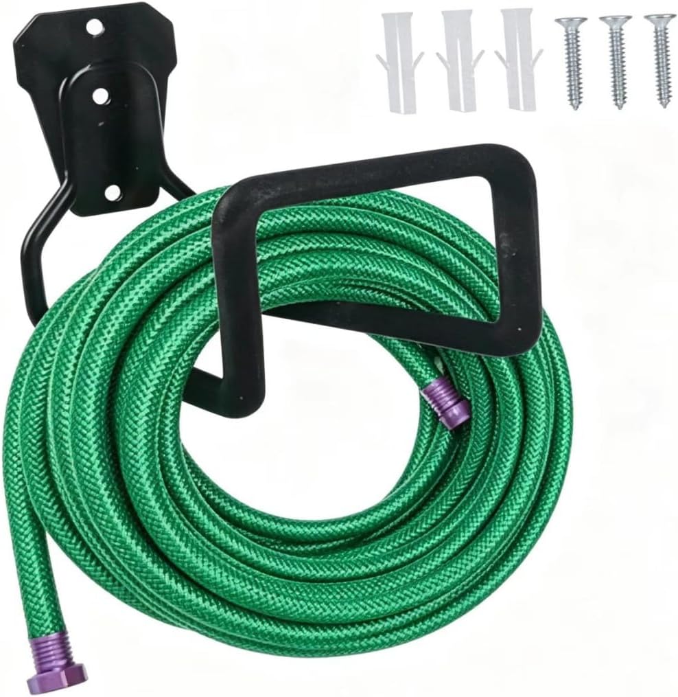 Courtyard Water Pipe wall Hanging Hook, Garden Sturdy Outdoor Pendant, Heavy-Duty Water Pipe Storage, Suitable for Courtyard Garden Enthusiasts and Outdoor Courtyard Specific use