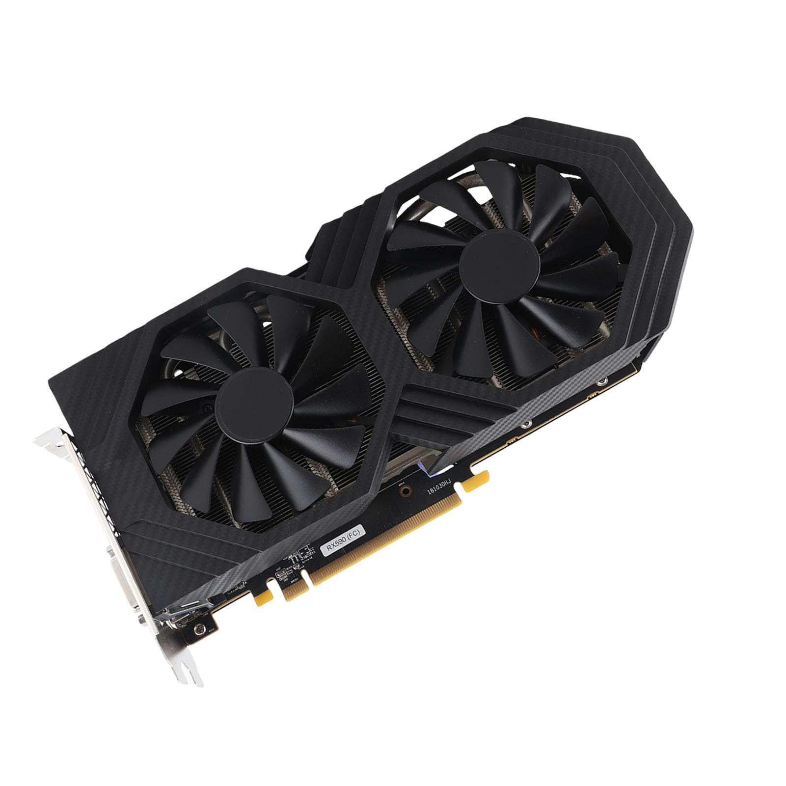RX590 Scheda grafica da gioco GDDR5 da 8 GB a 256 bit PCI Express 3.0 X16 Doppia ventola di raffreddamento Scheda grafica GPU con dissipazione del calore rapida e silenziosa per