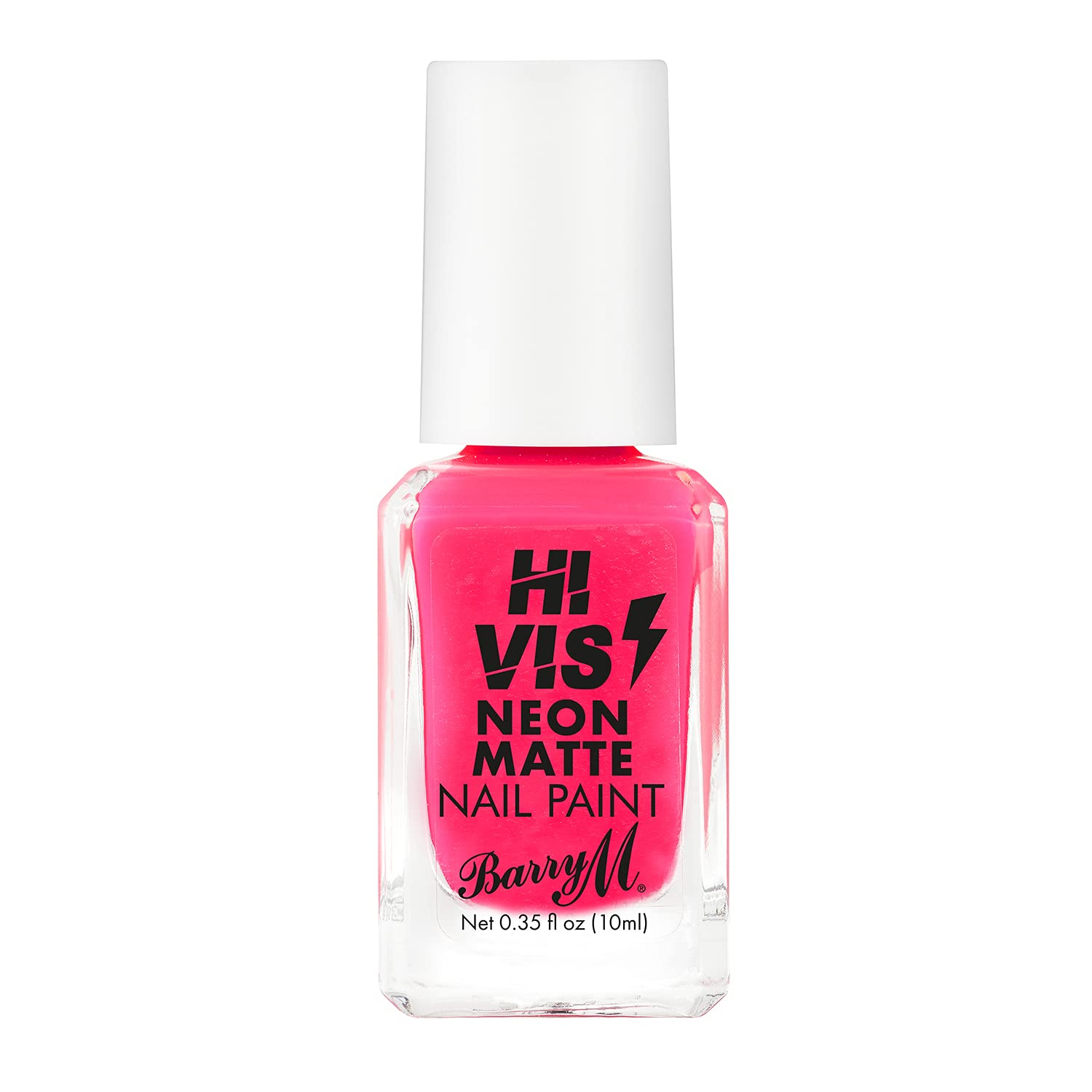 Barry MCosmetics Hi Vis Neon Matte Nail Paint, Pink Electro