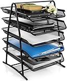 📧 PRAKTISCHER ORGANIZER: Mit dem Ameco Schreibtisch Organizer können Sie alle wichtigen Dokumente, Briefe, Rechnungen, Mappen und Notizen stets geordnet und platzsparend aufbewahren.