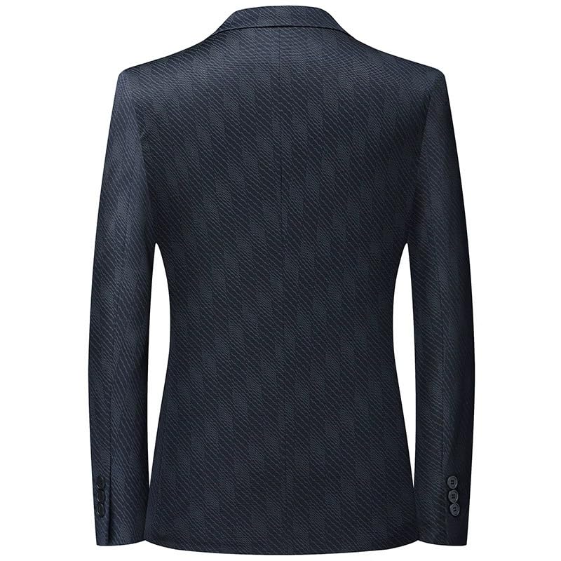 Men's Nylon Stretch Slim Fit Lightweight Casual Sport Coat Spring Two Button Lapel Suit Jacket2