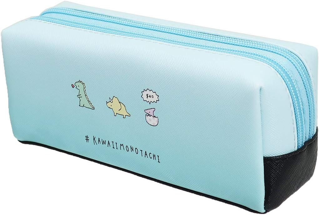 Amazon Co Jp 筆箱 カワイイモノタチ ツインファスナー ペンケース サウルス 文房具 オフィス用品