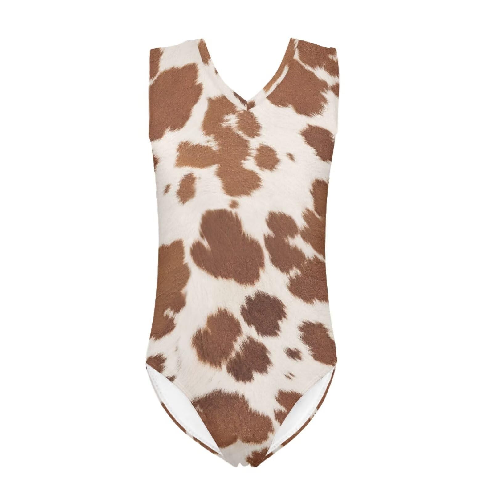 Cartoon Pattern Kids Girls Bathing Suits One Piece Swimsuit Soft &amp; Quick Dry, 5-14Years