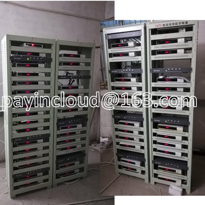 Chougnar 4-Way Cable TV Modulator, RF to RF Analog Converter TV Front-End Equipment Super Soka Vek