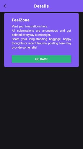 FeelZone: Share your Feelings Anonymously
