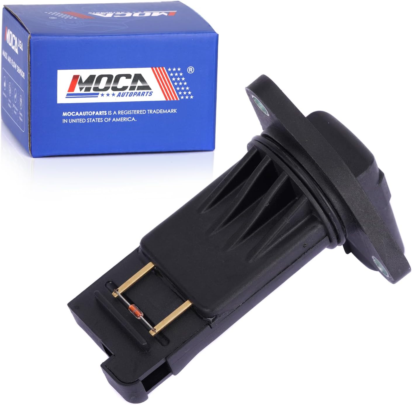 MOCA Mass Air Flow Sensor AF10659 Fits 18-21 for Mazda 6 2.5L & 14-17 for Mazda CX-5 2.5L & 16-19 for Mazda MX-5 Miata 2.0L & 17-18 for Toyota Yaris iA 1.5L & 2016 for Scion iA 1.5L