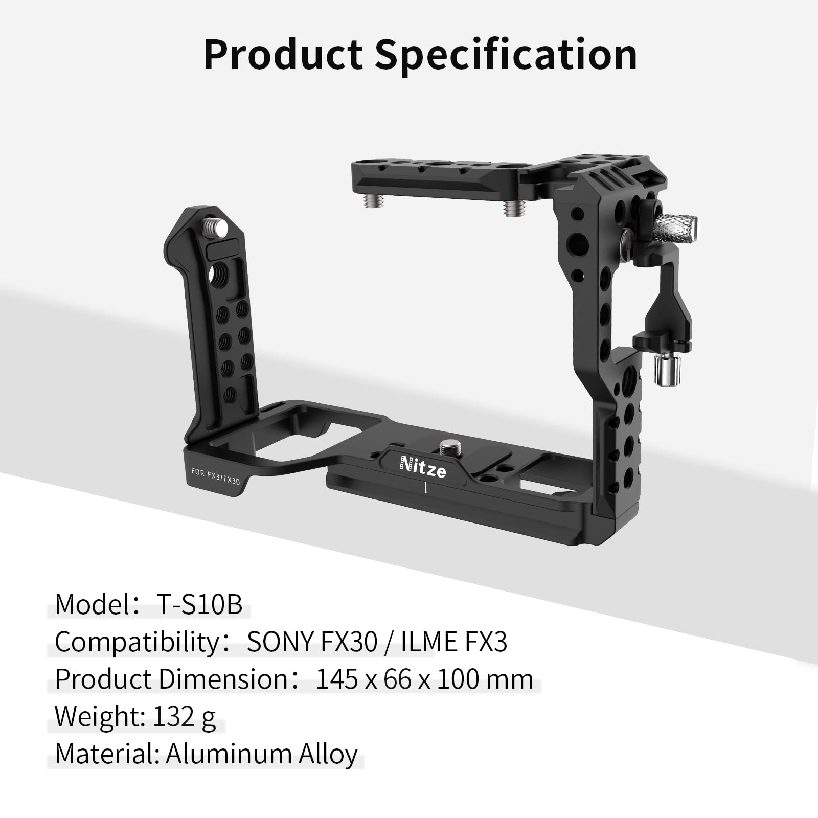 Amazon.co.jp: Nitze FX3 FX30ケージ Sony FX30、Sony FX3用 HDMI