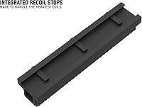 Vista 3 de Monstrum Lockdown V3 Picatinny - Soporte elevador con base de tope de retroceso 5.5 pulgadas de longitud 0 o 20 MOA