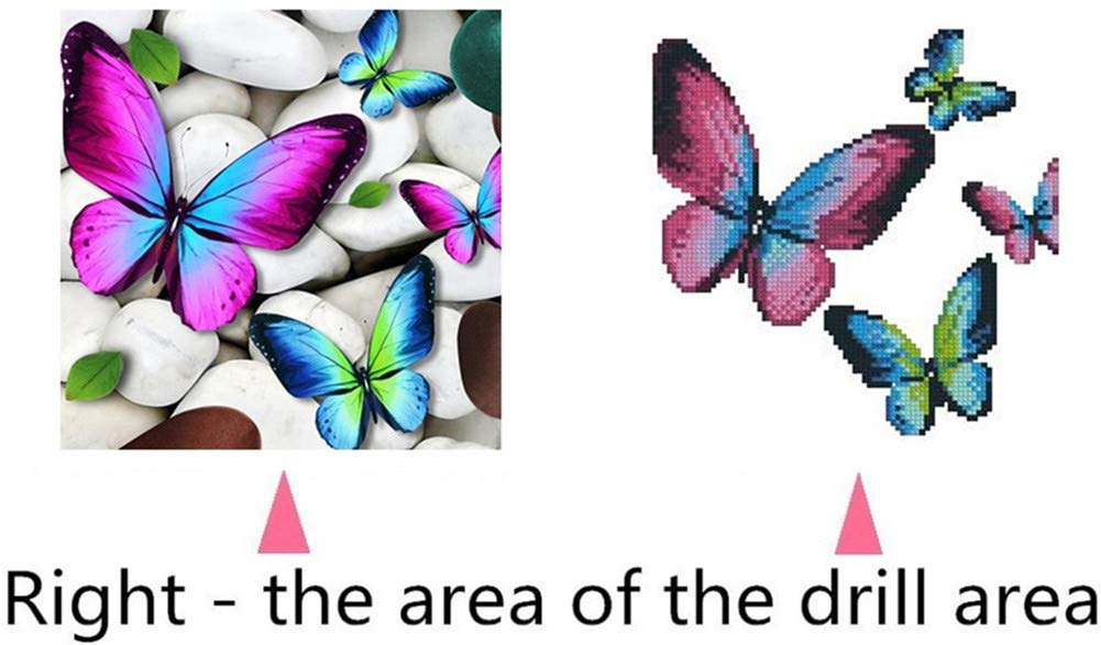 FR PEINTURE DIAMANT AB Partielle à Faire Soi-même, Perceuse Ronde