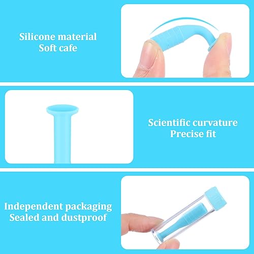 Miniatura 3 de Paquete de 6 removedores de lentes de contacto, herramienta de eliminación de lentes de contacto suave, émbolo de contacto cómodo de silicona para
