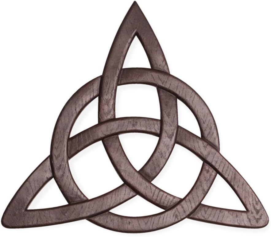 Abbey Gift Irish Trinity Knot Wall Hanging black, 11.8 x 1.6 x 13.2