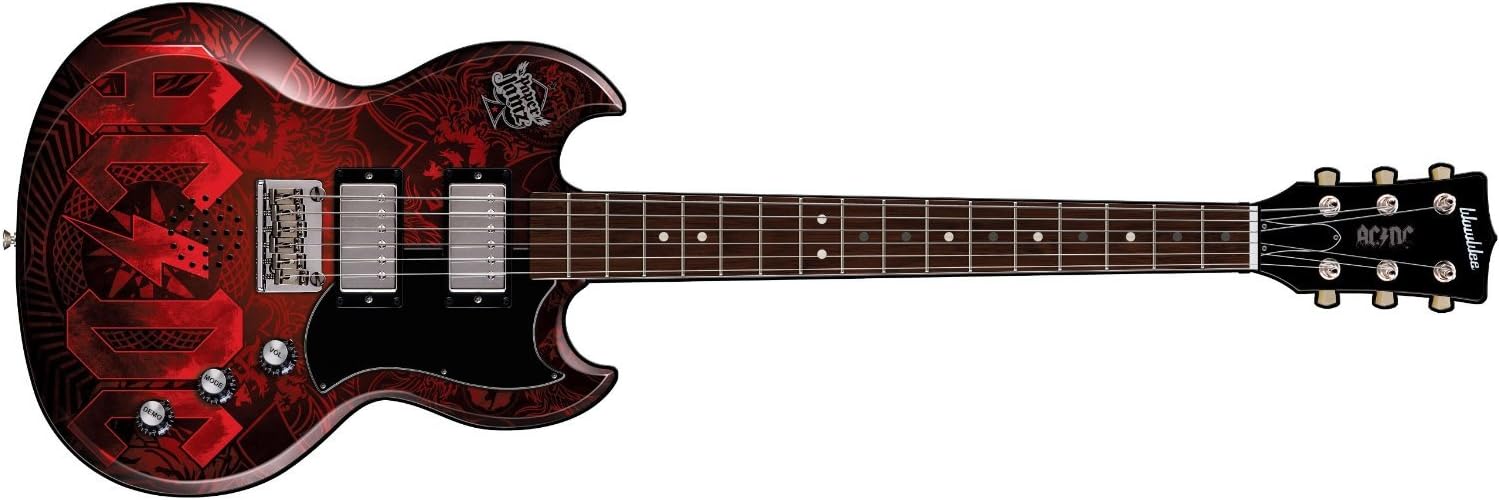 Paper Jamz AC/DC Special Edition Guitar with Strap and Bonus Songs