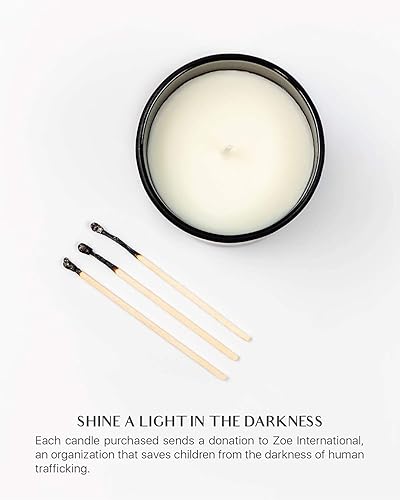 Vista 126 de Vela perfumada de rosa y sándalo para hombres y mujeres, con un fuerte aroma para el hogar, 6 onzas, 35 horas, velas de soja, velas de aromaterapia