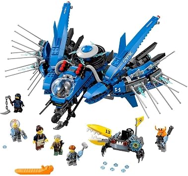 LEGO Ninjago Movie Lightning Jet 70614 Building Kit 876 Piece