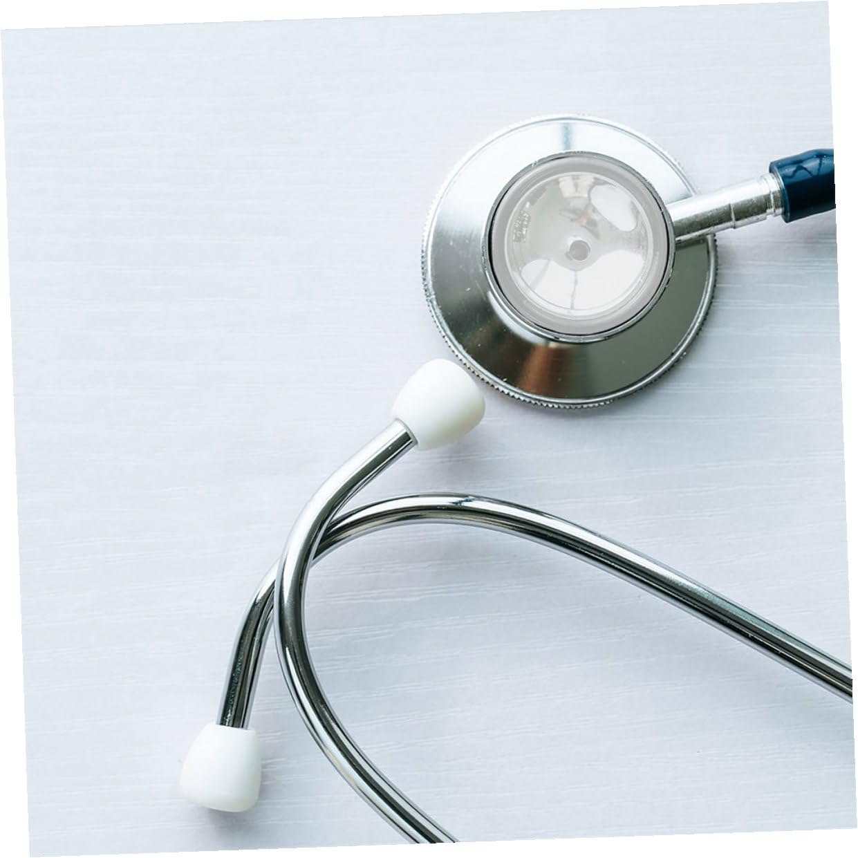 4pcs Replacement Diaphragm for Stethoscope Accessories Compatible with Adult and Pediatric Models White Multifunctional Repair Parts for Hospital Use