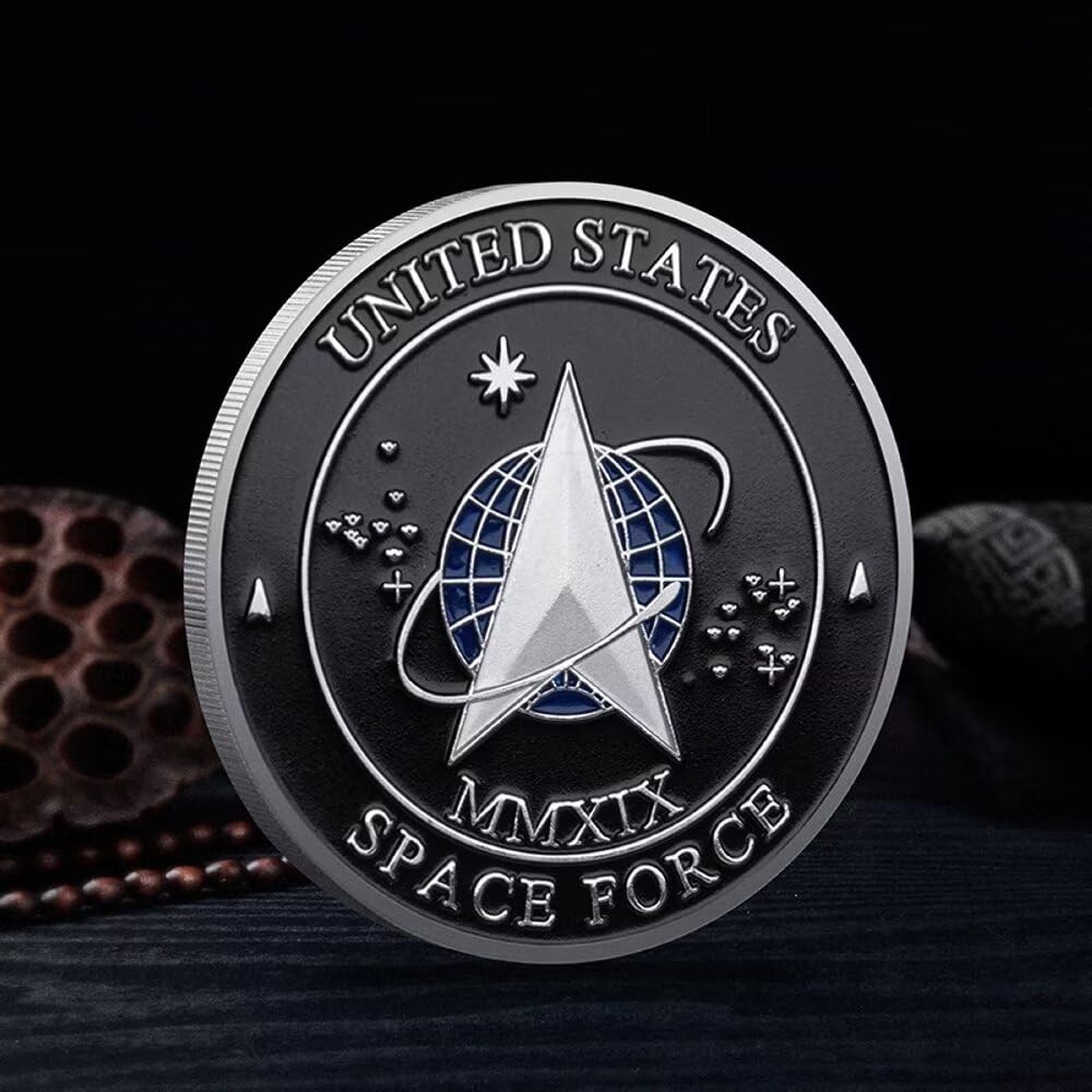 United States Space Force Challenge Coin – Sammler- Und Gedenkmünze, US Command Design, Veteranengeschenk Für Männer