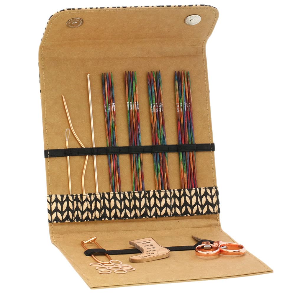 Lana Grossa Sockennadel-Set Deluxe Design-Holz Multicolor by Tanja Steinbach