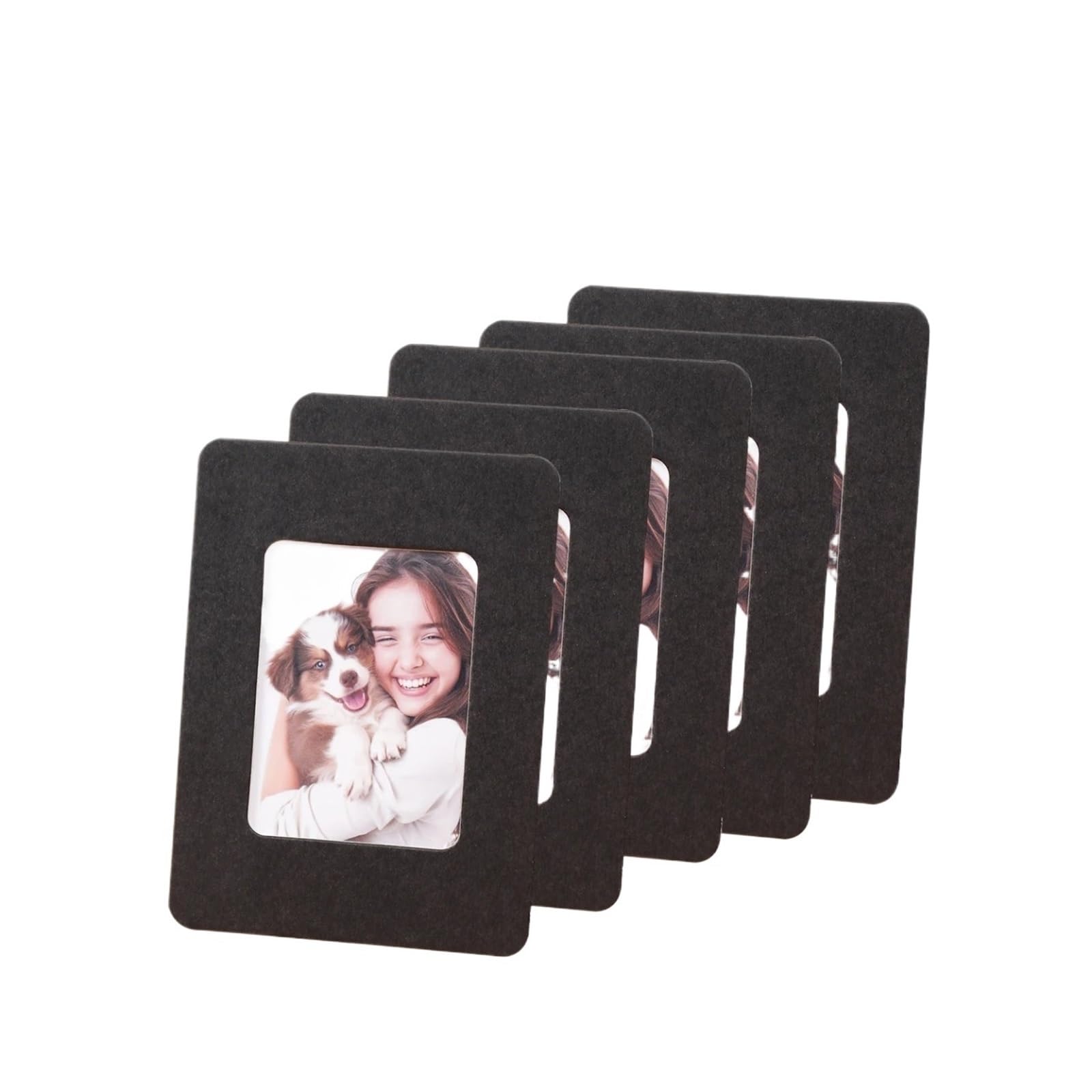 Cardboard Photo Frame 3-inch Cardboard Photo Frame With Folding Stand for Desktop Display, for Decorating Living Rooms, Bedrooms, and Offices