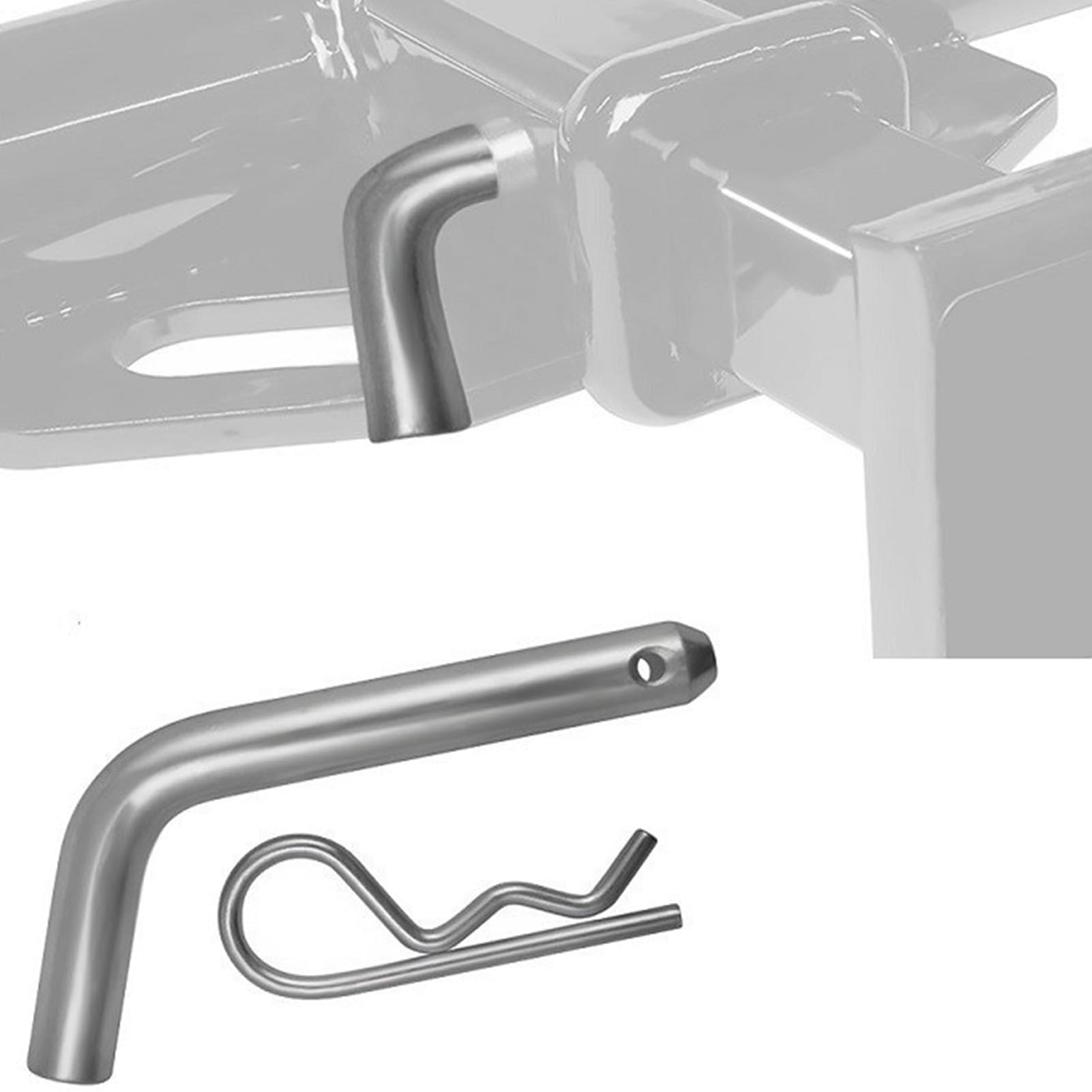 5/8 Pin da gancio, perno di ginnastica ricevitore | Pin del rimorchio con testa scanalata - per l'autostop per camion, gancio per le ganci del trattore, clip per le ganci per l'auto di