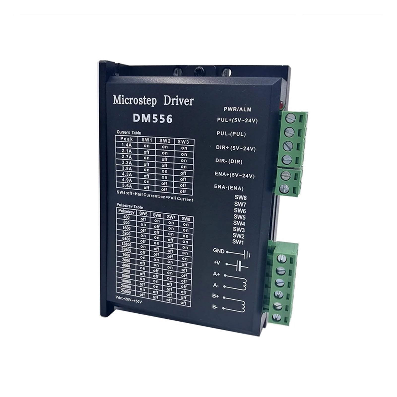 LTRAJUYNH DM556 Digital Stepper electronic starter driver 2 phase 5.6A for 57 86 stepper NEMA23 NEMA34 Controller industrial